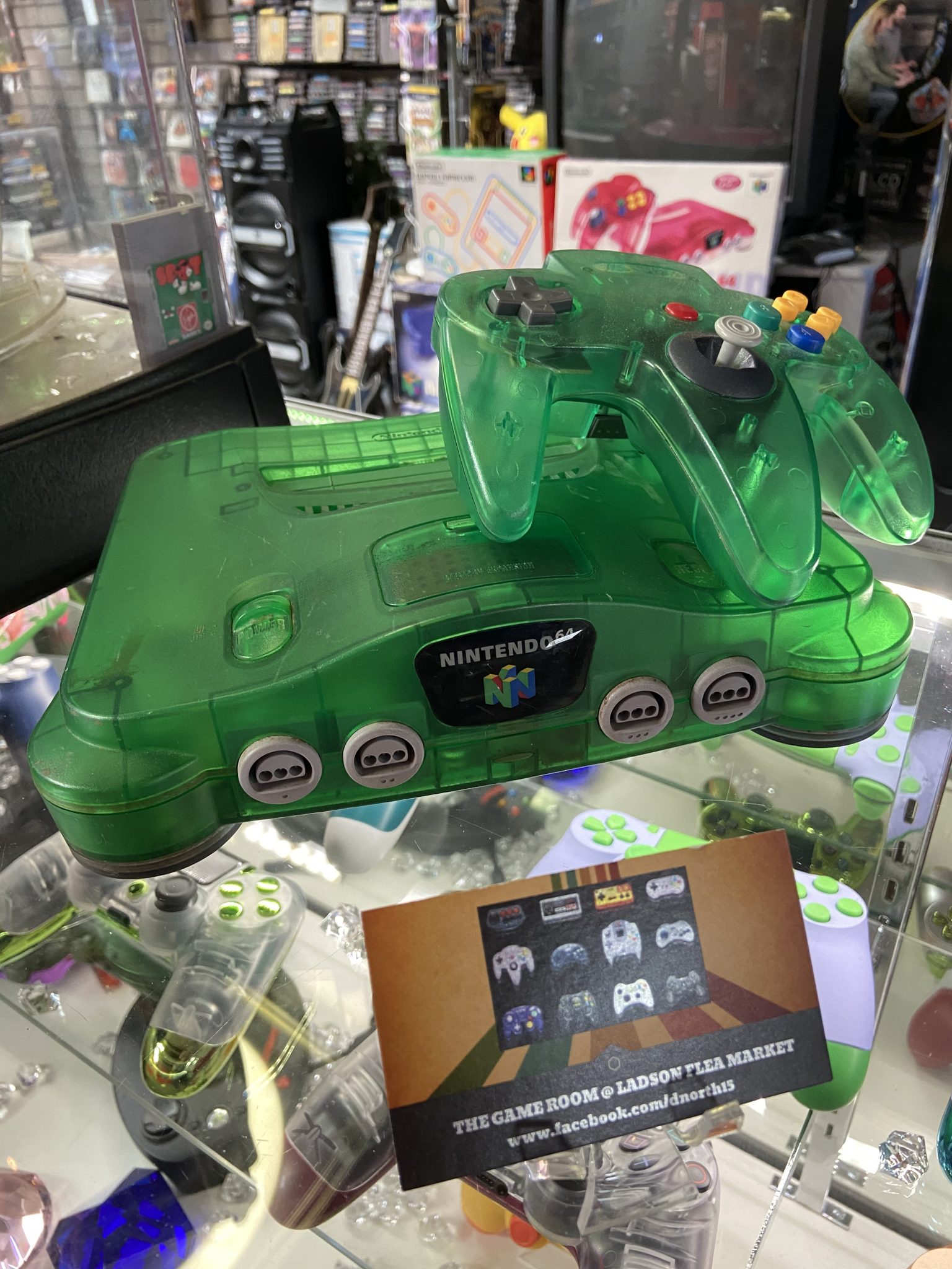 Jungle Green Clear Nintendo 64 System The Game Room